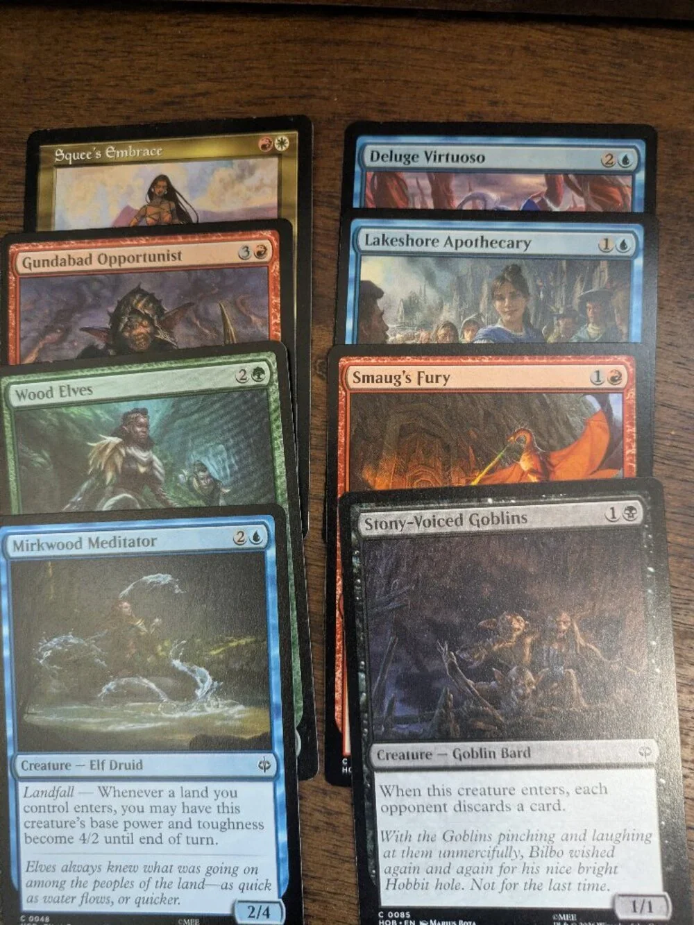 lot of 72 Magic the gathering Commons The Hobbit HOB